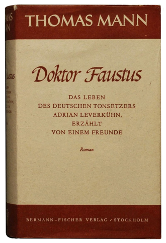 Cover from the book Doktor Faustus