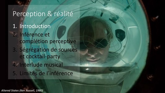 Chapter "perception et réalité". Illustration: Altered states by Ken Russell