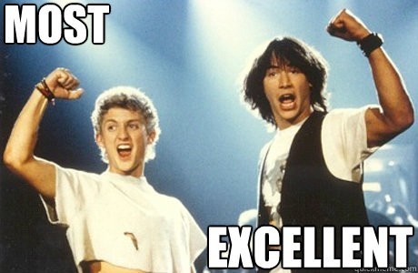 meme: most excellent!